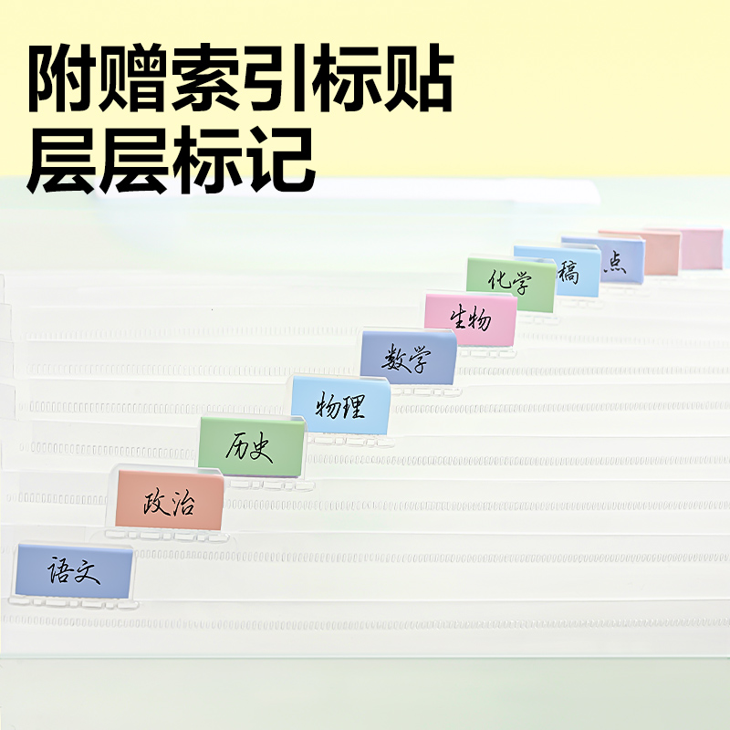 得力PM364橫式13格風(fēng)琴包(綠)(個(gè))