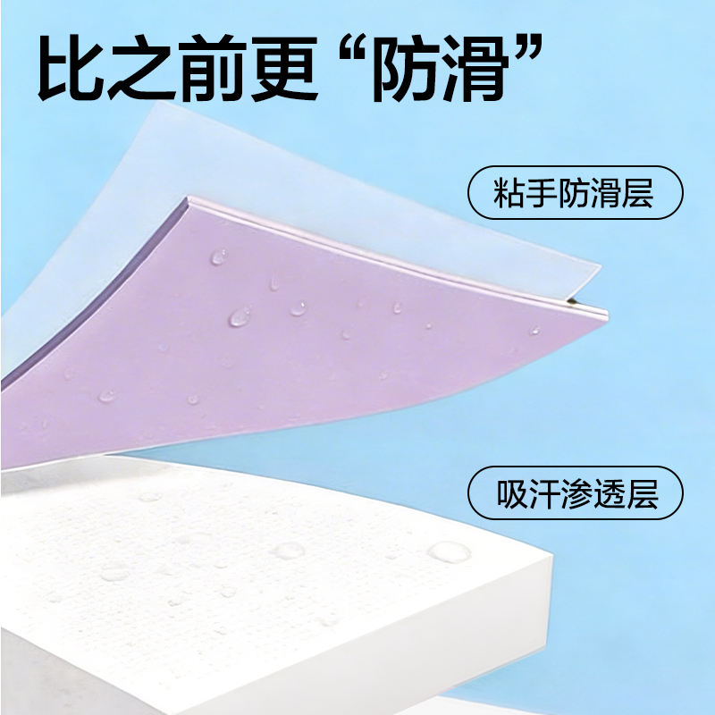 安格耐特FH406_PU吸汗帶-10只裝(平面漸變款)(混)(包)