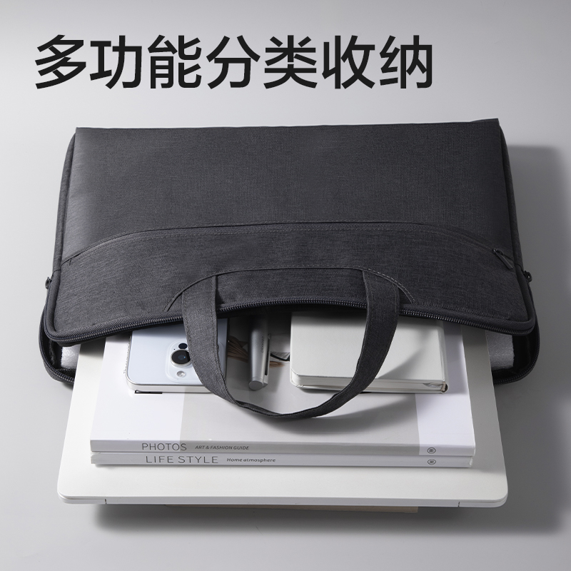 得力5590ES簡約商務(wù)公文包(灰)(個)