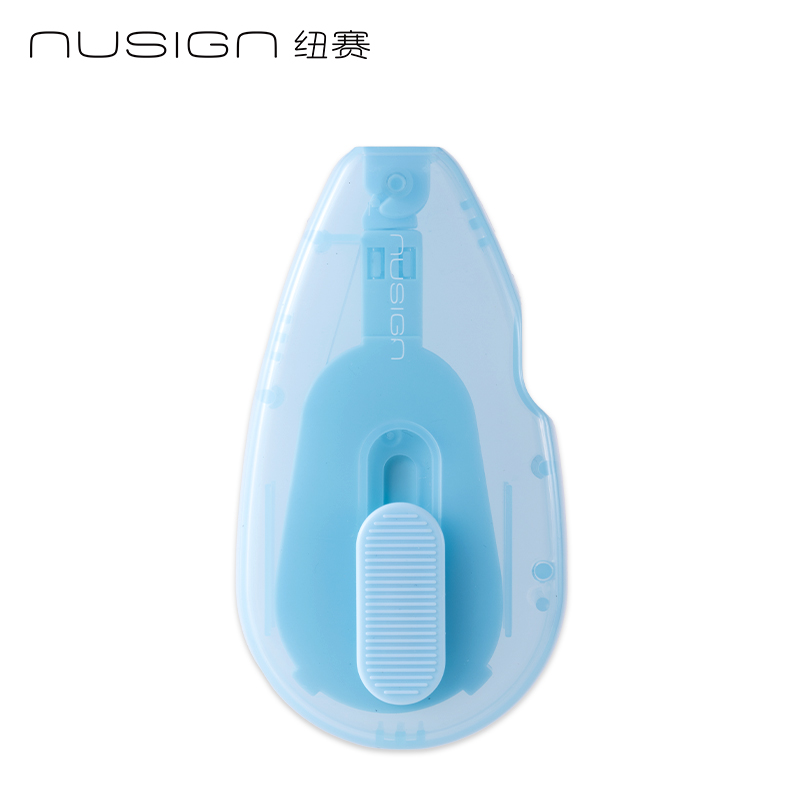 紐賽NS224修正帶5mm*12m(透明藍)(個)