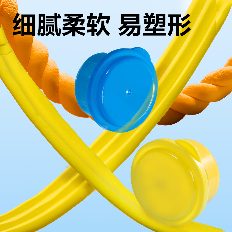 得力YC176-12抗菌工具箱粘土-12色(藍)(個)