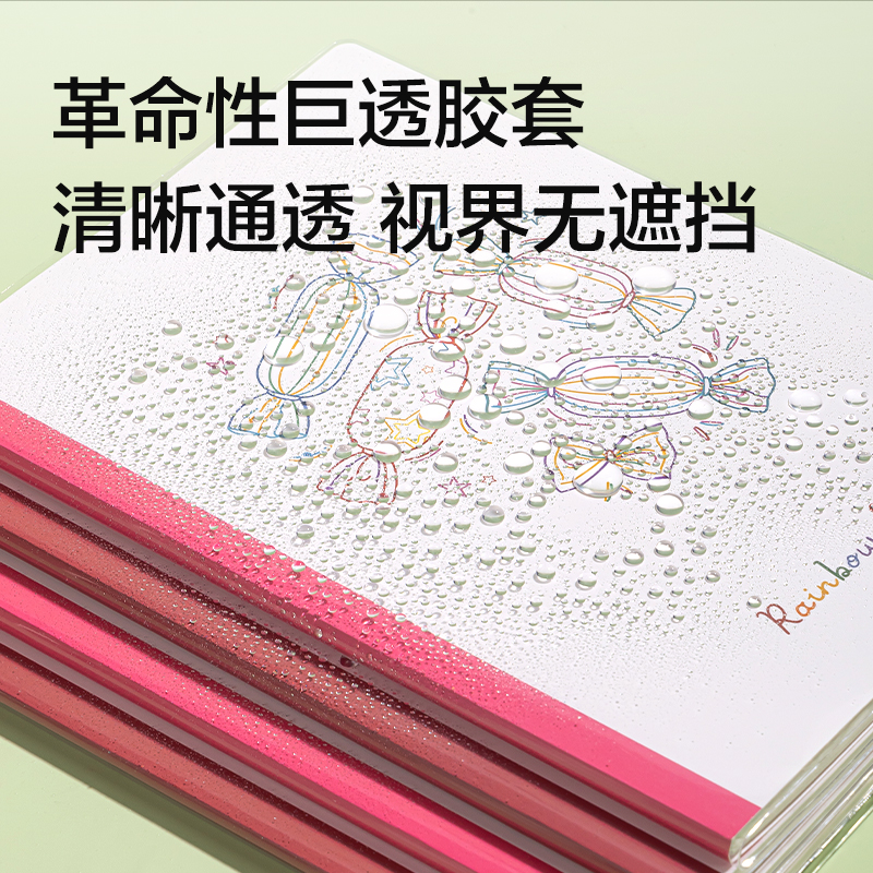 得力T3248巨透膠套本32K 48張(時光線條)(本)