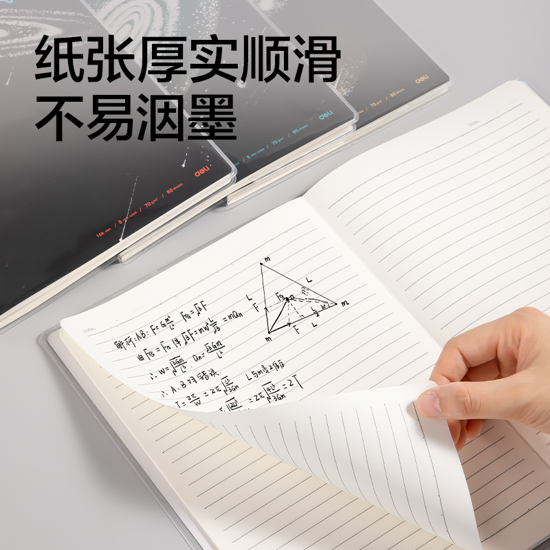 得力HT204巨透膠套本16K 80張(跨越星紀(jì)元)(本)