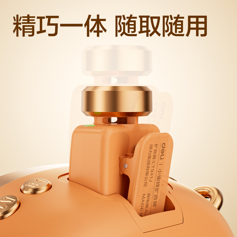 得力LT941J領(lǐng)夾麥擴(kuò)音器(金)(臺(tái))