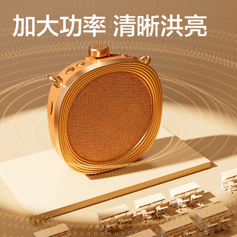 得力LT941J領(lǐng)夾麥擴(kuò)音器(金)(臺(tái))