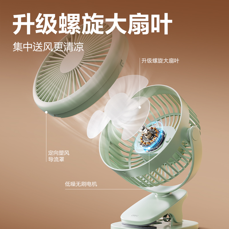 得力LK221插電款臺(tái)夾風(fēng)扇(藍(lán))(臺(tái))