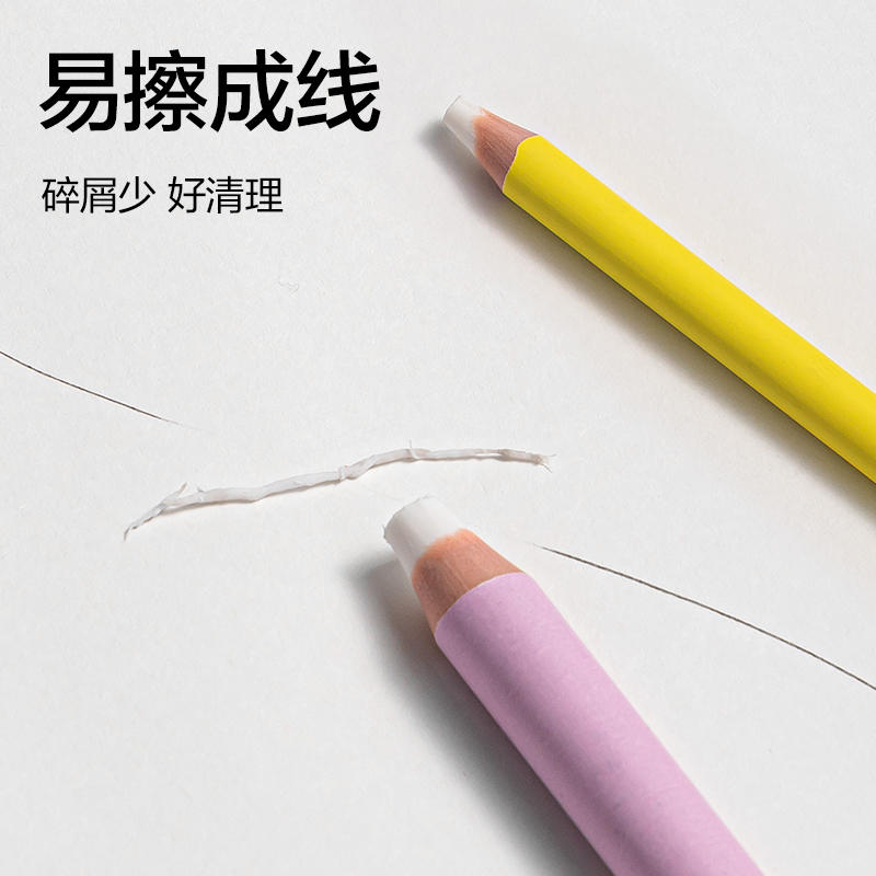 dmast丹途RK206-3圓桿筆形橡皮擦(混)(3支/盒)