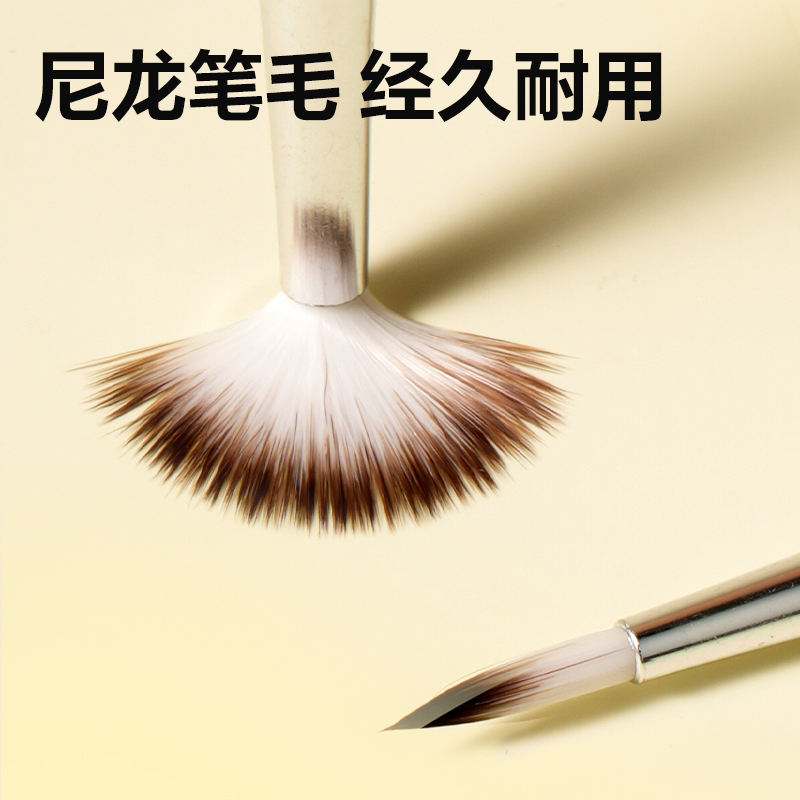 得力HS716三支裝美術(shù)畫筆套裝(藍(lán)色)(袋)