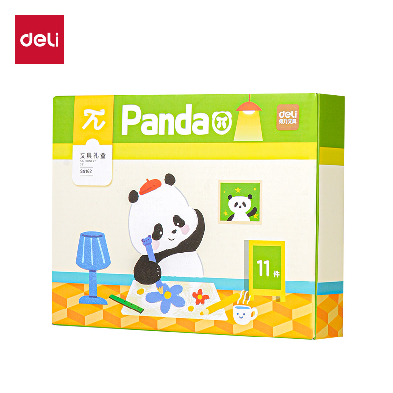 得力SG162Pandaπ熊貓書(shū)寫(xiě)套裝(混)(套)