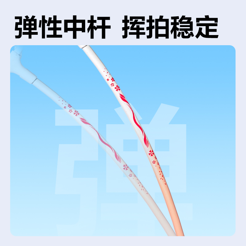 安格耐特FH122-6鐵合金羽毛球拍(對(duì)拍裝)(粉白、綠白)(付)