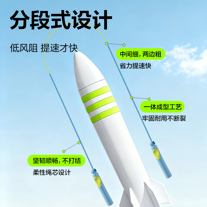 安格耐特FT334優(yōu)握感正姿分段式跳繩(混色)(根)