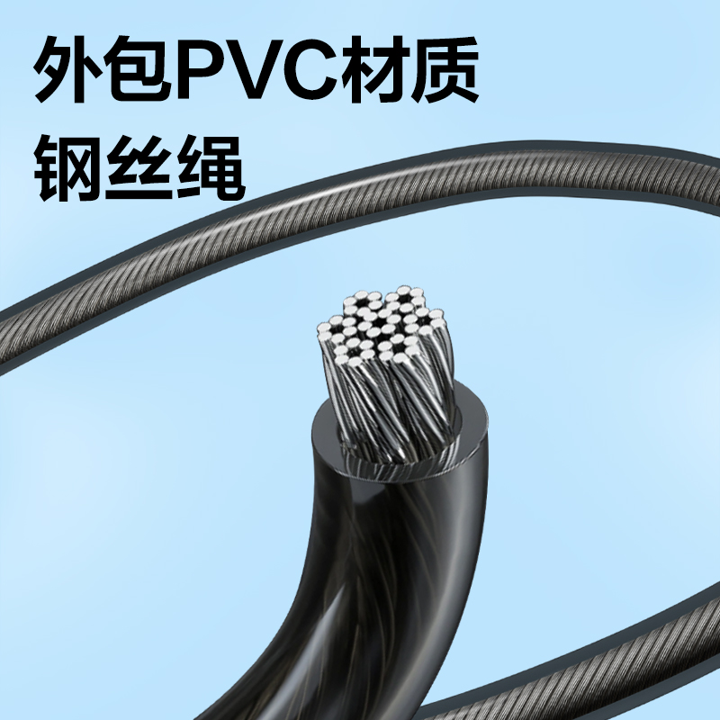 安格耐特FT224易調(diào)節(jié)雙軸承鋼絲跳繩(藍(lán)色)(根)