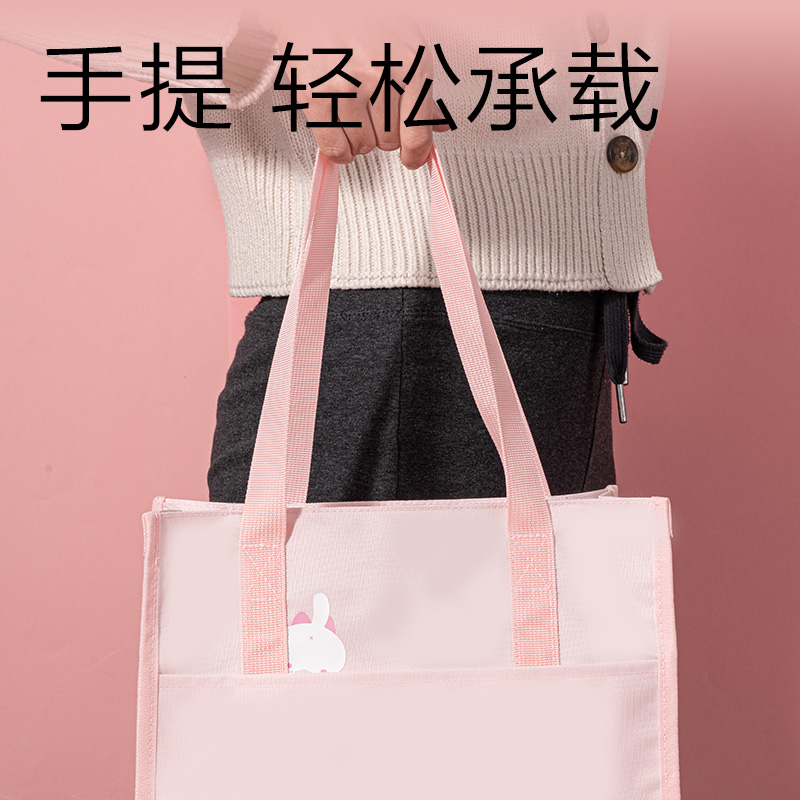 得力BA330爪爪聯(lián)盟簡(jiǎn)約補(bǔ)習(xí)袋(混)(個(gè))