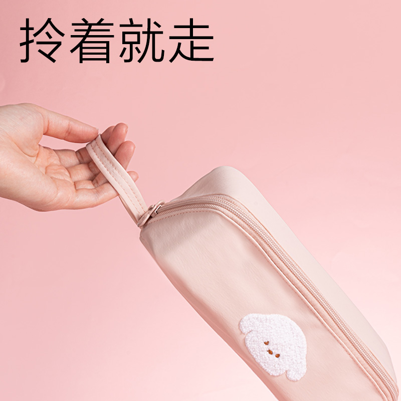 得力BC627爪爪聯(lián)盟全開式筆袋(混)(個(gè))