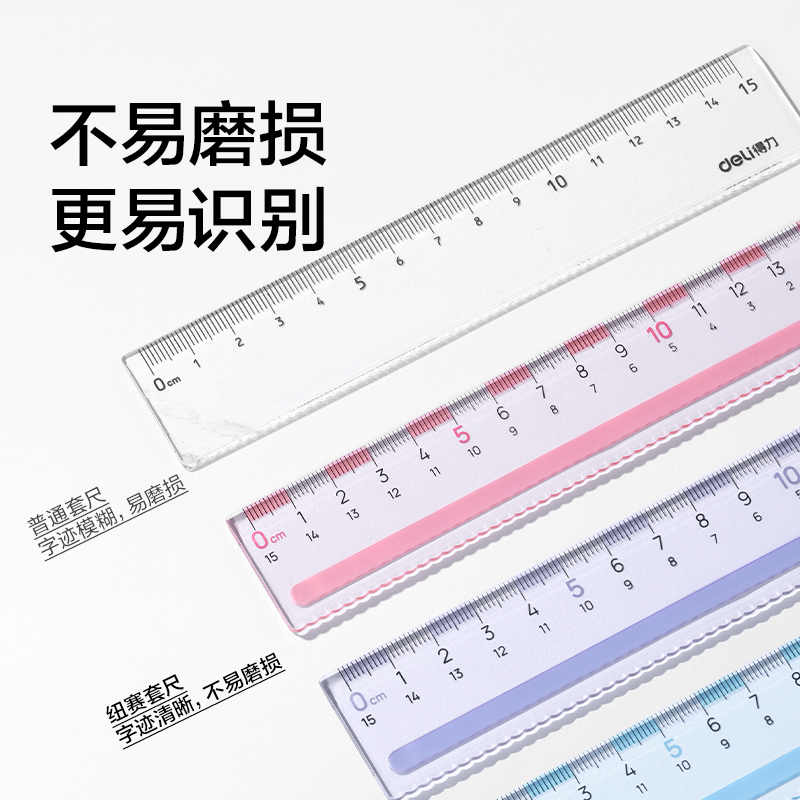 紐賽NS095防滑易拾取套尺-四件套（藍色）（套）