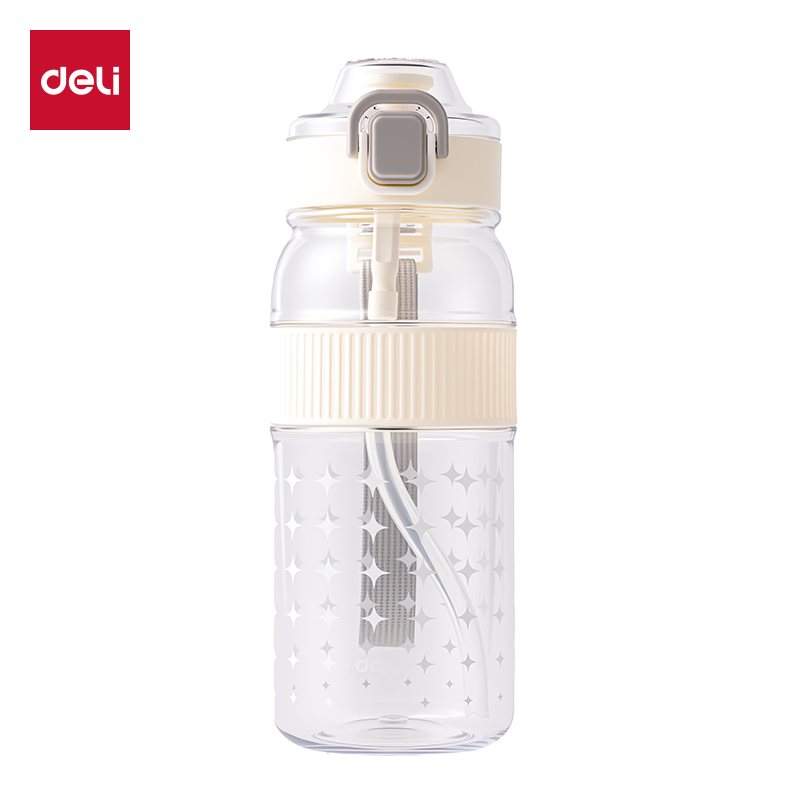 得力LL320-隨行杯彈蓋800mL(白)(盒)