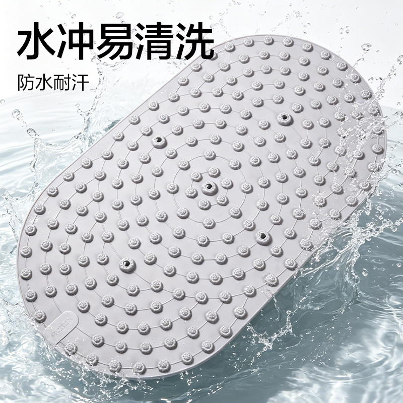 安格耐特FL205_74cm*41.5cm橢圓形TPE磁石趾壓板(灰色)(個(gè))
