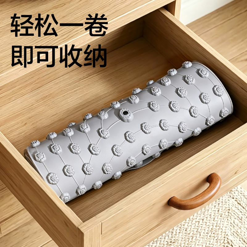 安格耐特FL205_74cm*41.5cm橢圓形TPE磁石趾壓板(灰色)(個(gè))