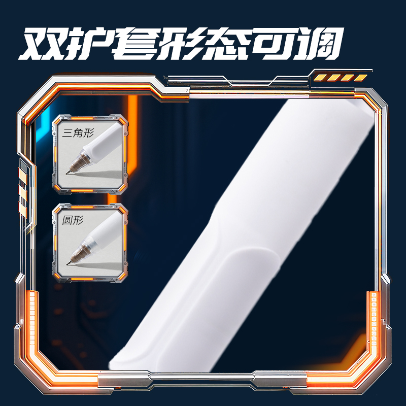 得力SA300-A六邊形戰(zhàn)神中性筆0.5mm雙球珠ST頭(黑)(3筆+5芯/盒)