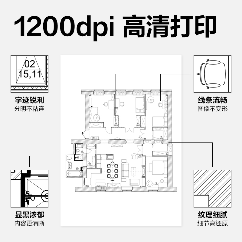 得力M1120Wdz黑白激光多功能一體機(白色)(臺)