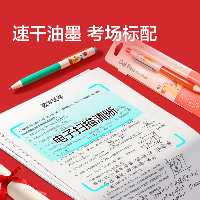 紐賽NS985-H馬年限定速干按動中性筆0.5mm雙球珠ST頭(藍)(支)